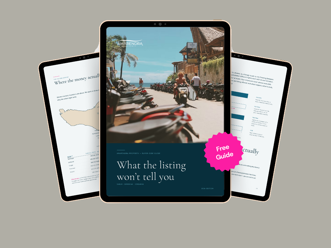 Buying Real Estate in Bali — free guide